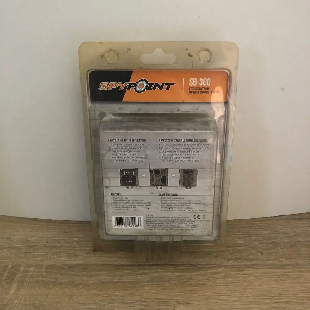 Spypoint SB-300 Steel Security Box Fits 4 Power LED Camera Trail Camo Lock New